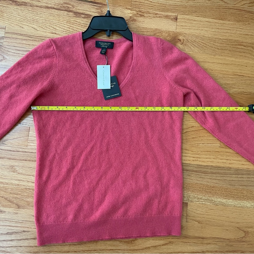 New Charter Club cashmere sweater size S - Picture 3 of 4
